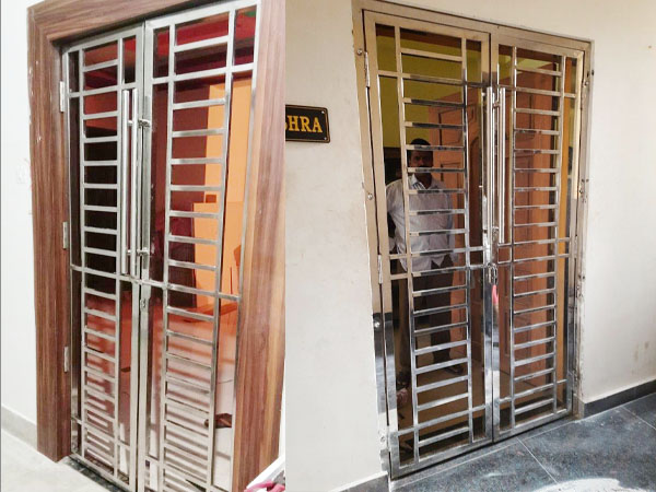 Ananthi interiors - Stainless Steel Works - Safety Gate - Santhosapuram, Chennai.